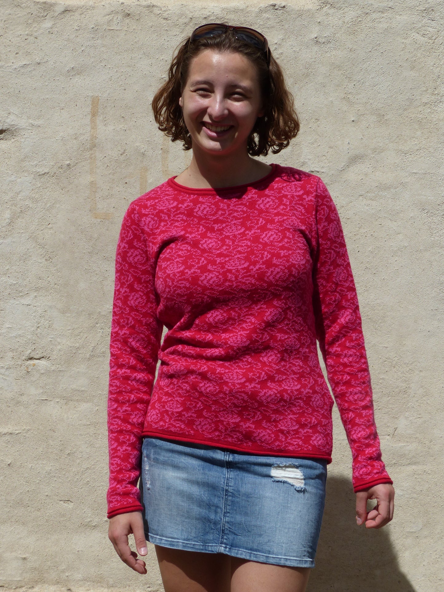 Pullover - Rosa Rosen