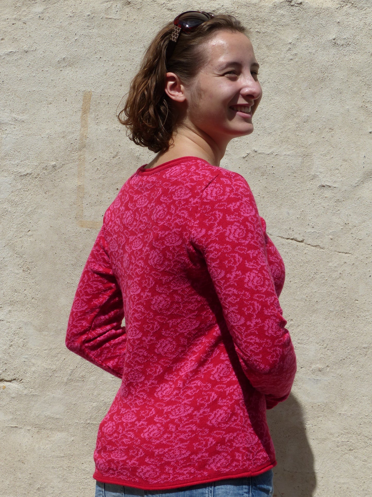 Pullover - Rosa Rosen